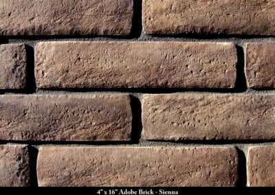 Adobe Brick Thin Brick Veneer Sienna