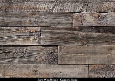 Barn Wood Stone Manufactured Stone Cannery Blend
