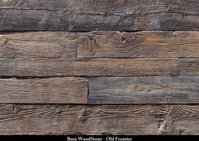 Barn Wood Stone Manufactured Stone Old Frontier