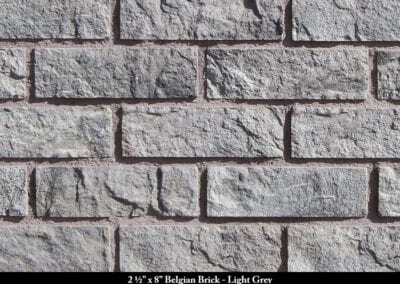Belgian Brick Thin Brick Veneer Light Grey