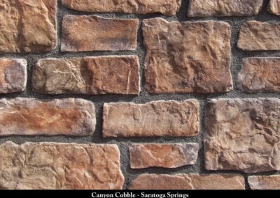 Canyon Cobble Manufactured Stone Saratoga Springs