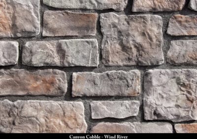 Canyon Cobble Manufactured Stone Wind River