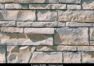 Country Rubble Manufactured Stone Antique Cream