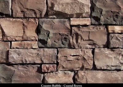 Country Rubble Manufactured Stone Coastal Brown