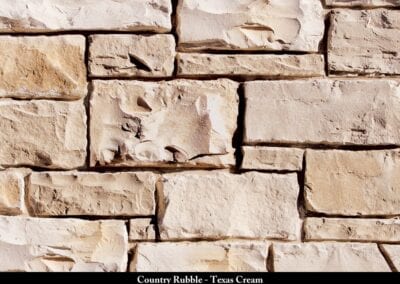 Country Rubble Manufactured Stone Texas Cream