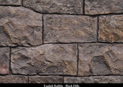 English Rubble Manufactured Stone Black Hills