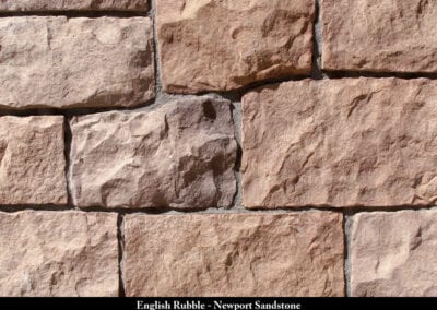 English Rubble Manufactured Stone Newport Sandstone