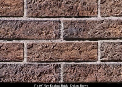 New England Brick Thin Brick Veneer Dakota Brown